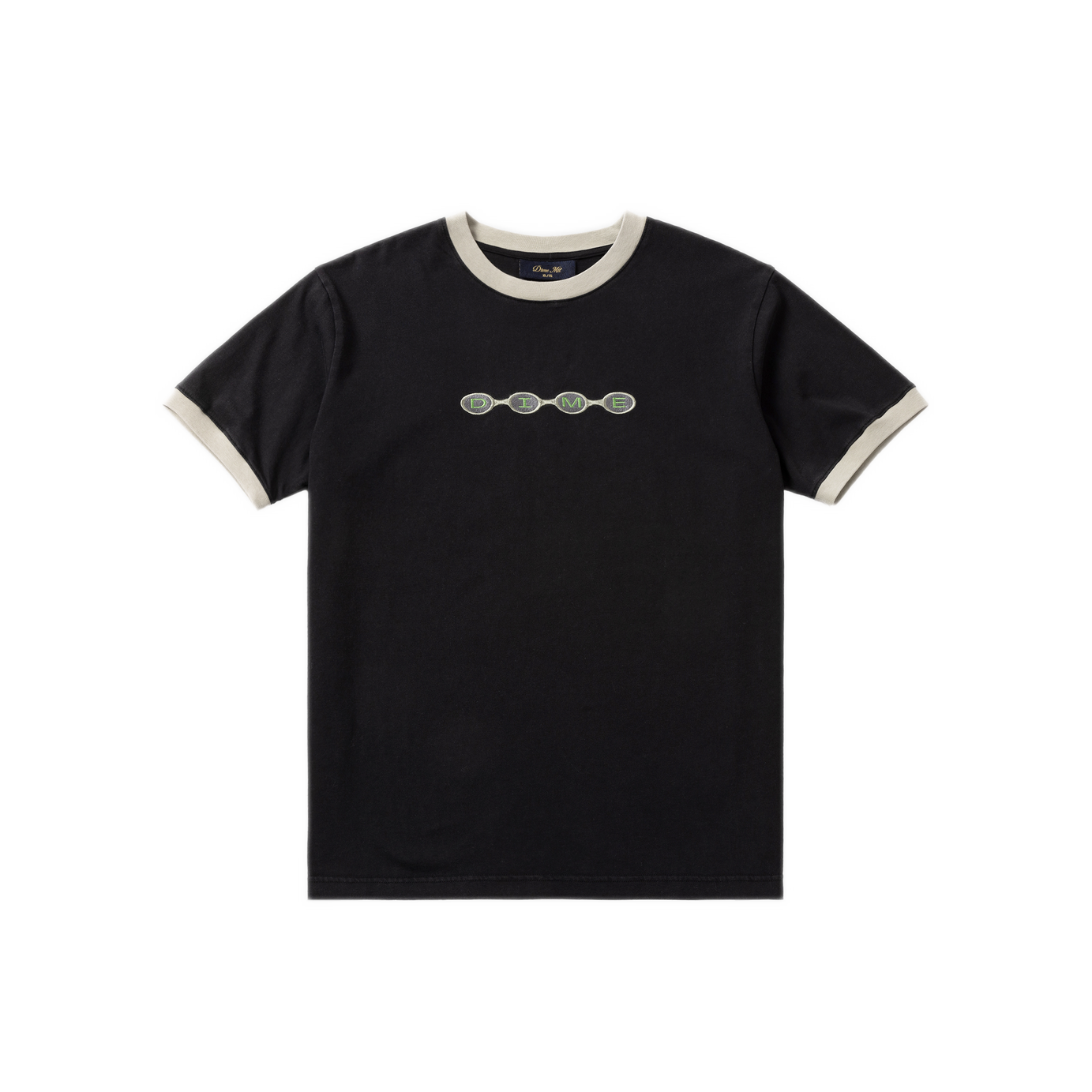 Dime Space Ringer Tee - Black