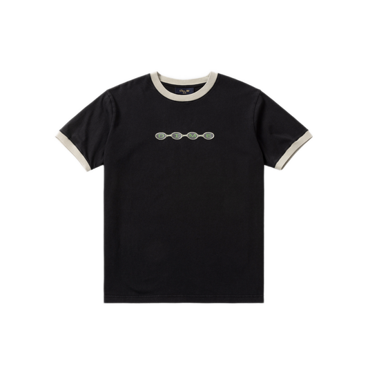 Dime Space Ringer Tee - Black