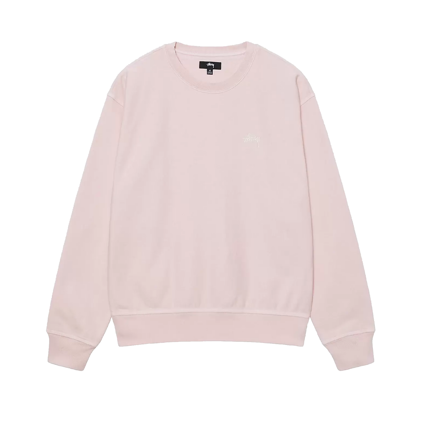 Stussy Stock Logo Crewneck - Light Pink