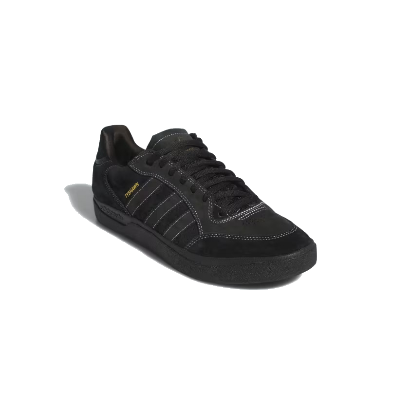 Adidas Tyshawn Low - Core Black/Charcoal/Gold Metallic