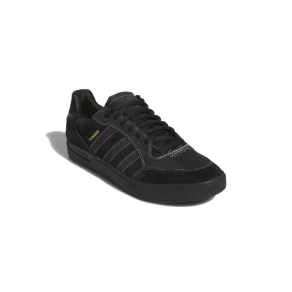 Adidas Tyshawn Low - Core Black/Charcoal/Gold Metallic