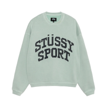 Load image into Gallery viewer, Stussy Big Crackle Sport Crewneck - Green