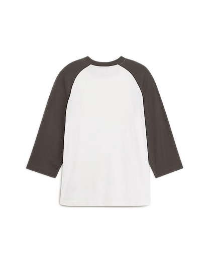 Vans Standard Raglan Tee - Faded Black/Egret