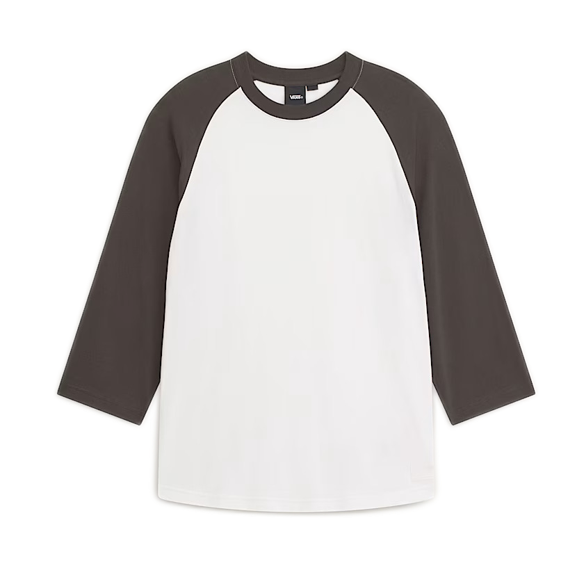 Vans Standard Raglan Tee - Faded Black/Egret