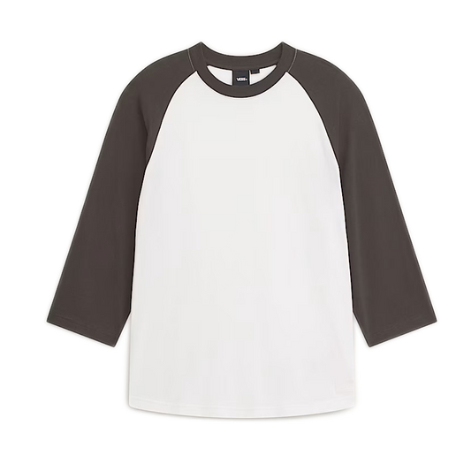 Vans Standard Raglan Tee - Faded Black/Egret