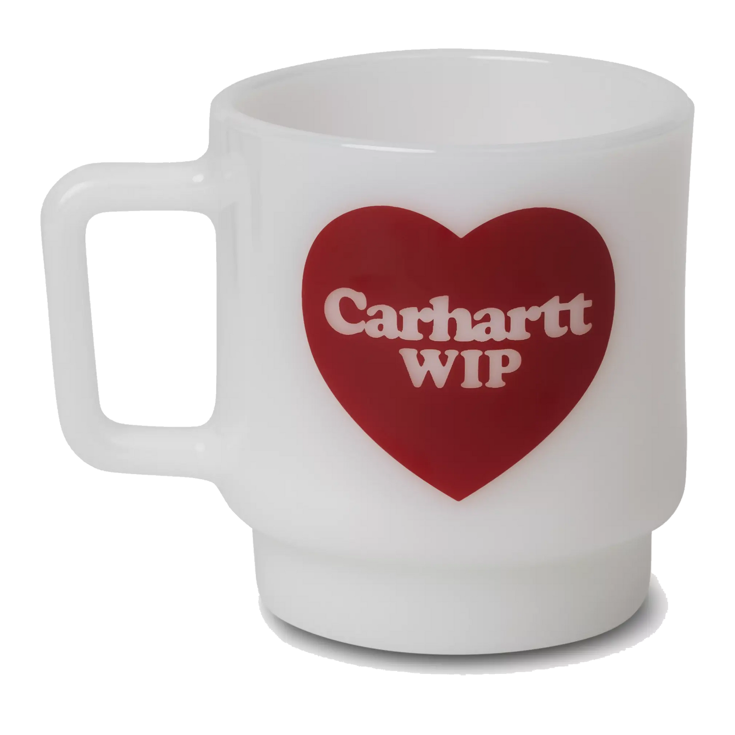 Carhartt WIP Heart Glass Mug - White