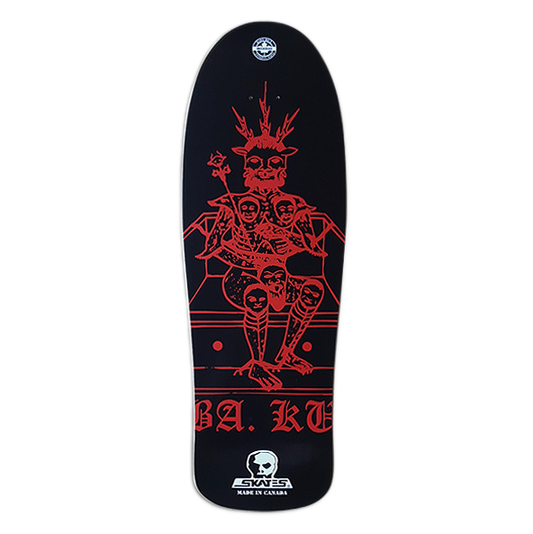 Skull Skates BA.KU Blood Throne Cutaway Deck - 10 X 30