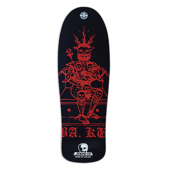 Skull Skates BA.KU Blood Throne Cutaway Deck - 10 X 30