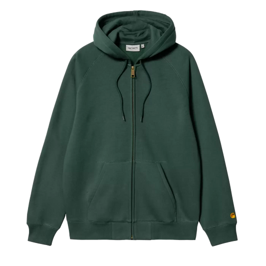 Carhartt WIP Hooded Chase Jacket - Discovery Green/Gold