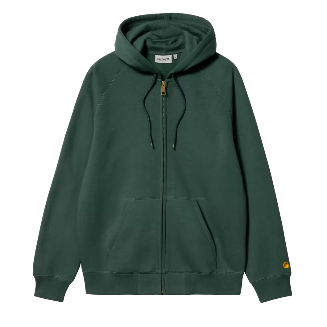 Carhartt WIP Hooded Chase Jacket - Discovery Green/Gold