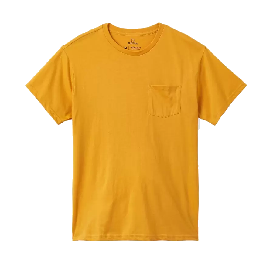 Brixton Basic Pocket Tee - Golden Glow