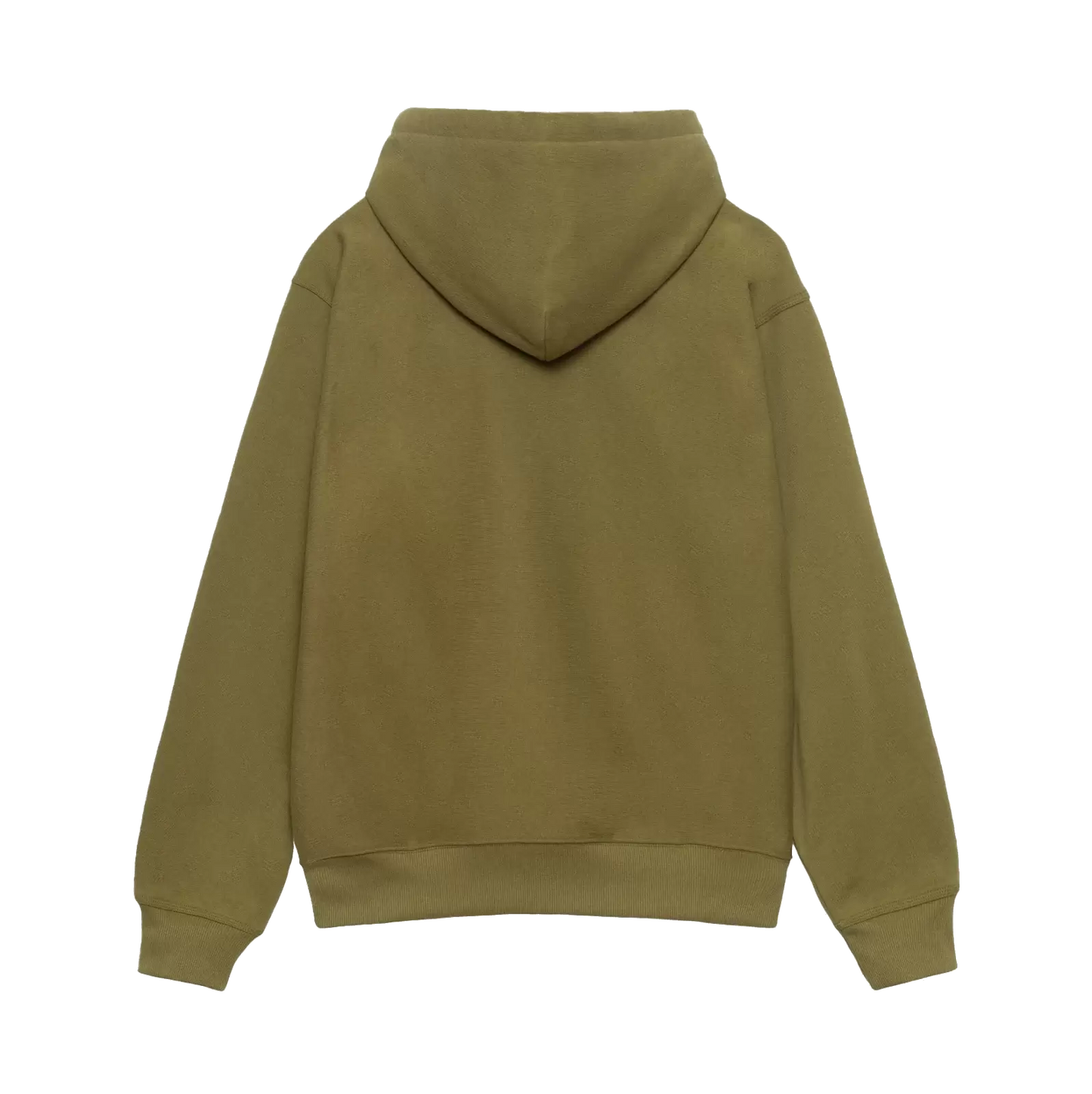 Stussy Stock Logo Zip Hoodie - Olive