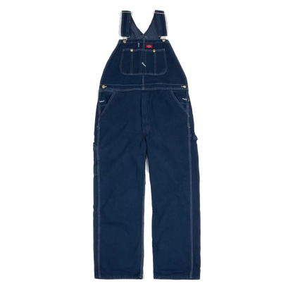 Dickies Classic Bib Overalls - Rinsed Indigo Blue