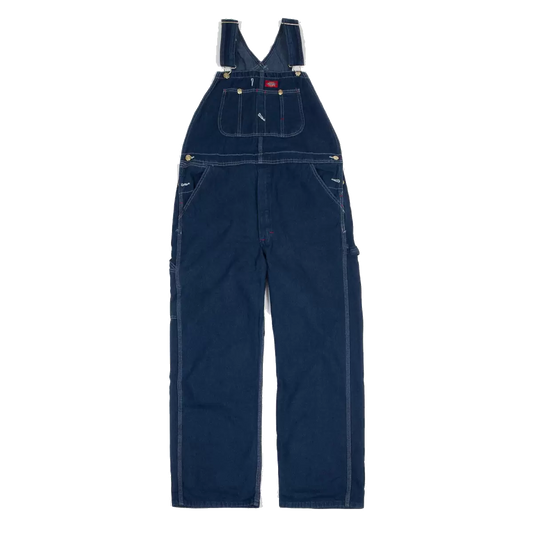 Dickies Classic Bib Overalls - Rinsed Indigo Blue