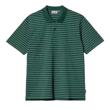 Carhartt WIP Cason Polo - Cason Stripe/Chervil