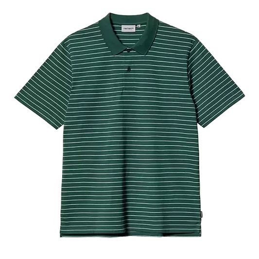 Carhartt WIP Cason Polo - Cason Stripe/Chervil