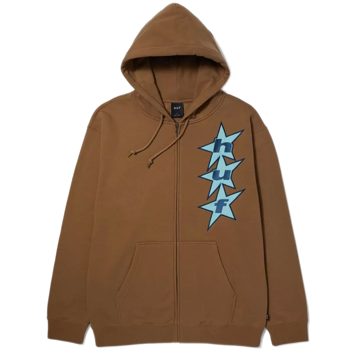 HUF All Star Zip Hoodie - Camel