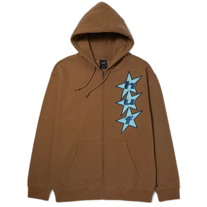 HUF All Star Zip Hoodie - Camel