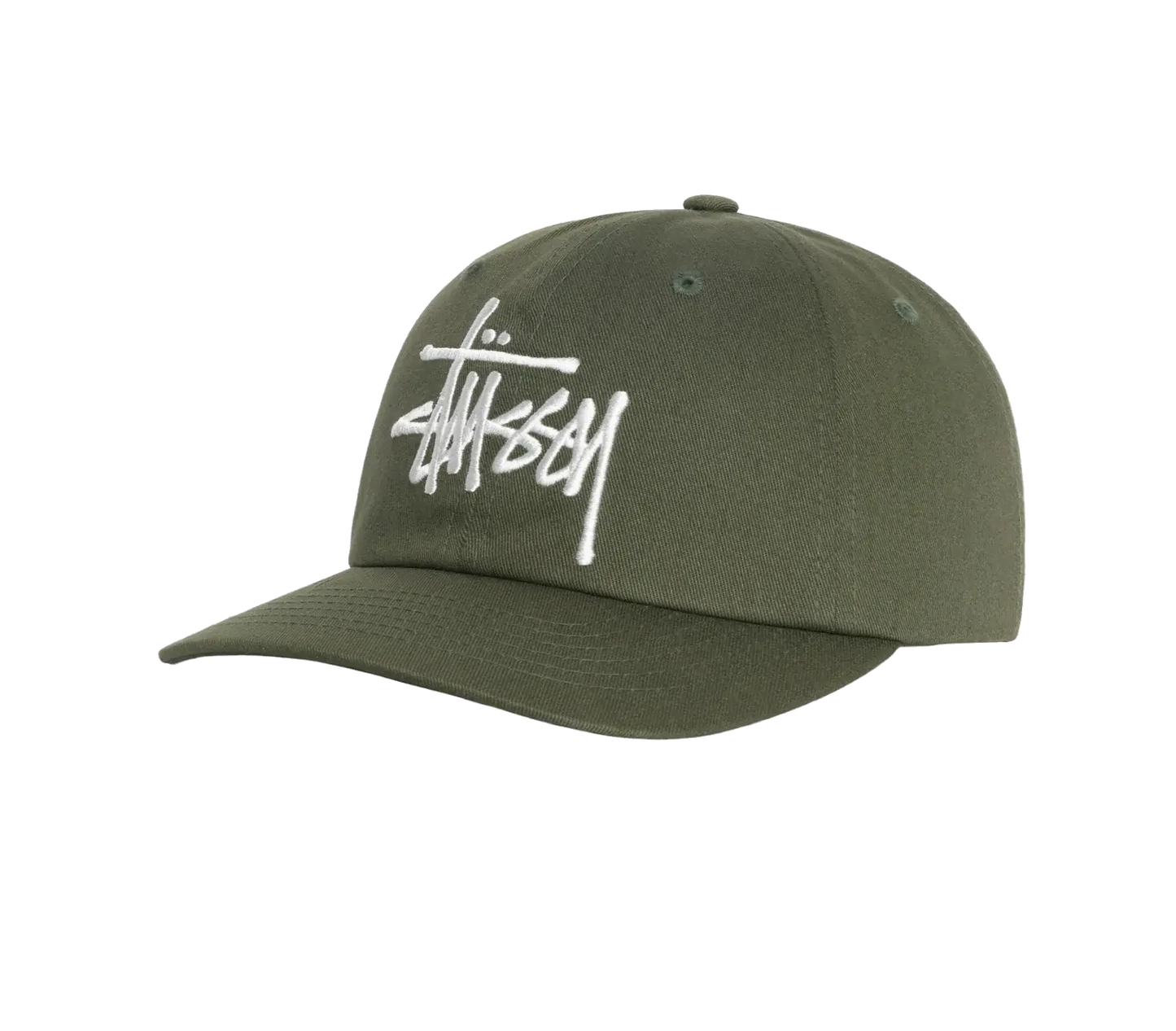 Stussy Big Basic Vintage Cap - Moss