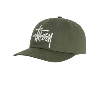 Stussy Big Basic Vintage Cap - Moss