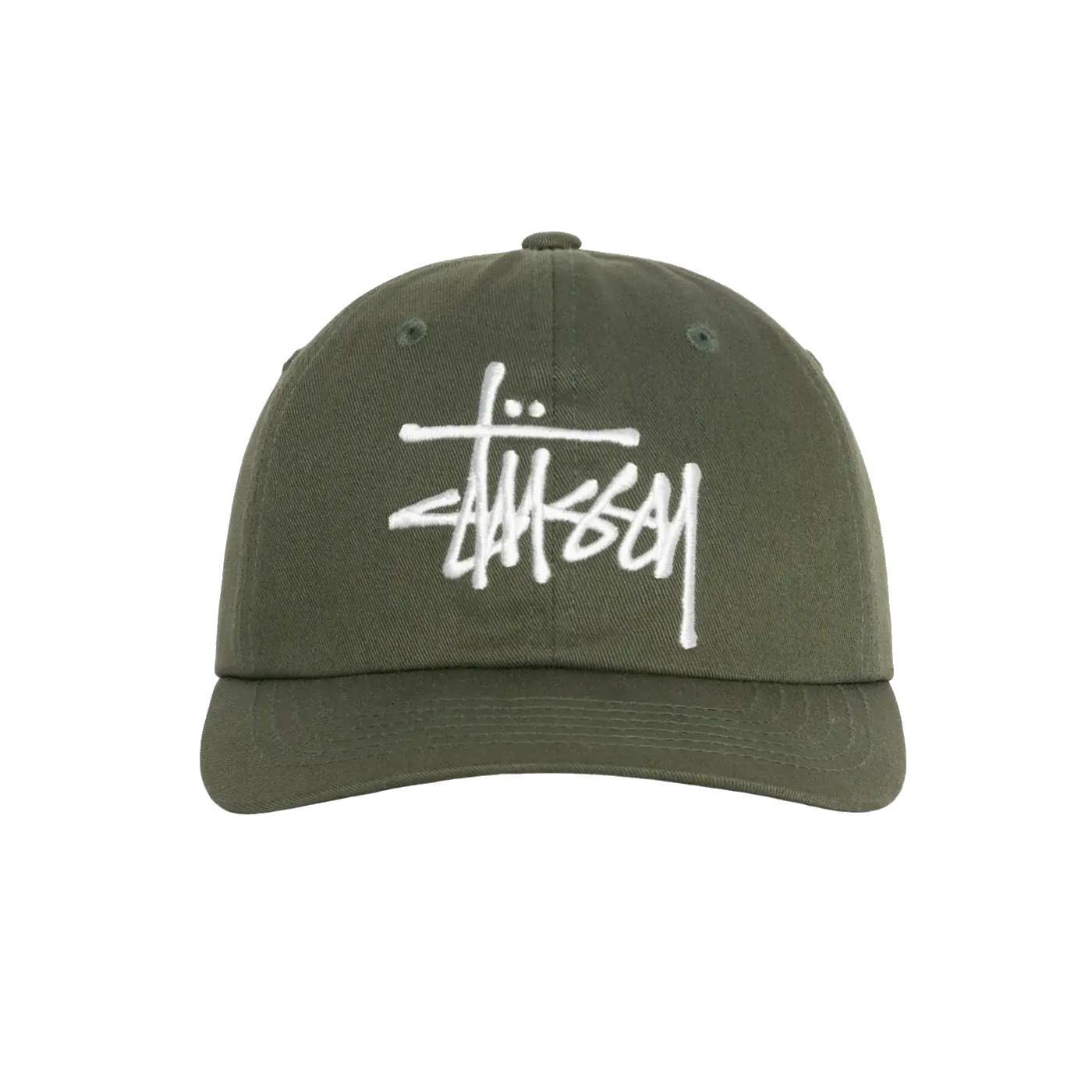 Stussy Big Basic Vintage Cap - Moss