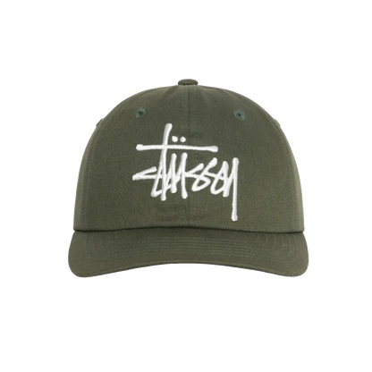 Stussy Big Basic Vintage Cap - Moss