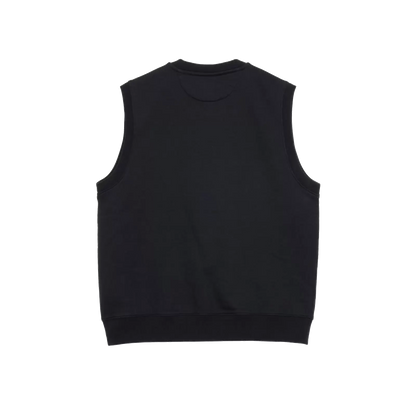 Stussy Stock Fleece Vest - Black