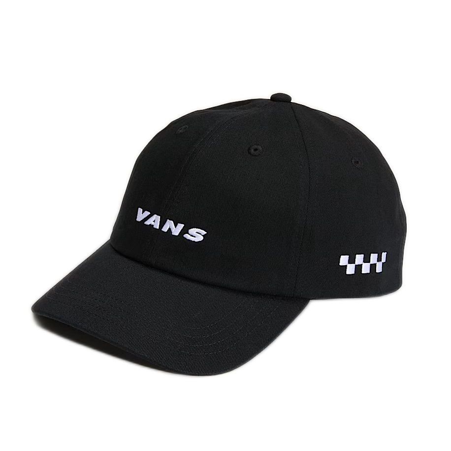 Vans Check Side Jockey Hat - Black