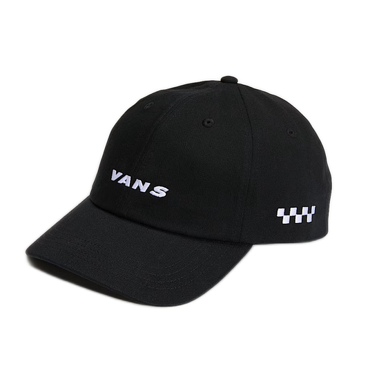 Vans Check Side Jockey Hat - Black