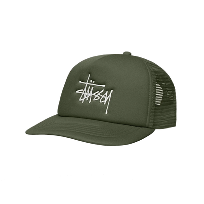 Stussy Big Basic Trucker Cap - Deep Green