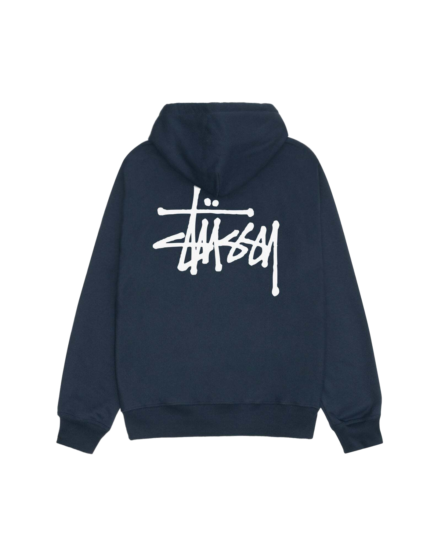 Stussy Basic Zip Hoodie - Navy