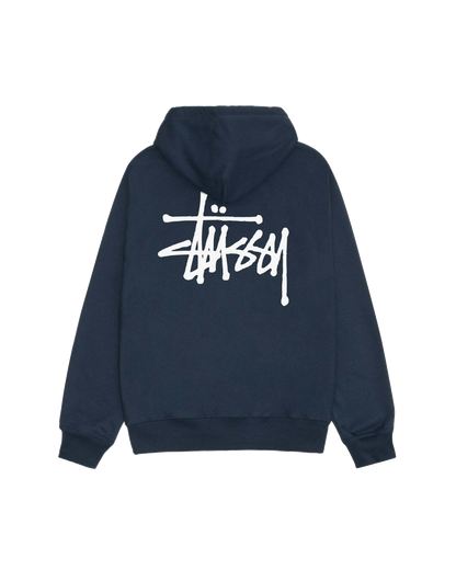 Stussy Basic Zip Hoodie - Navy