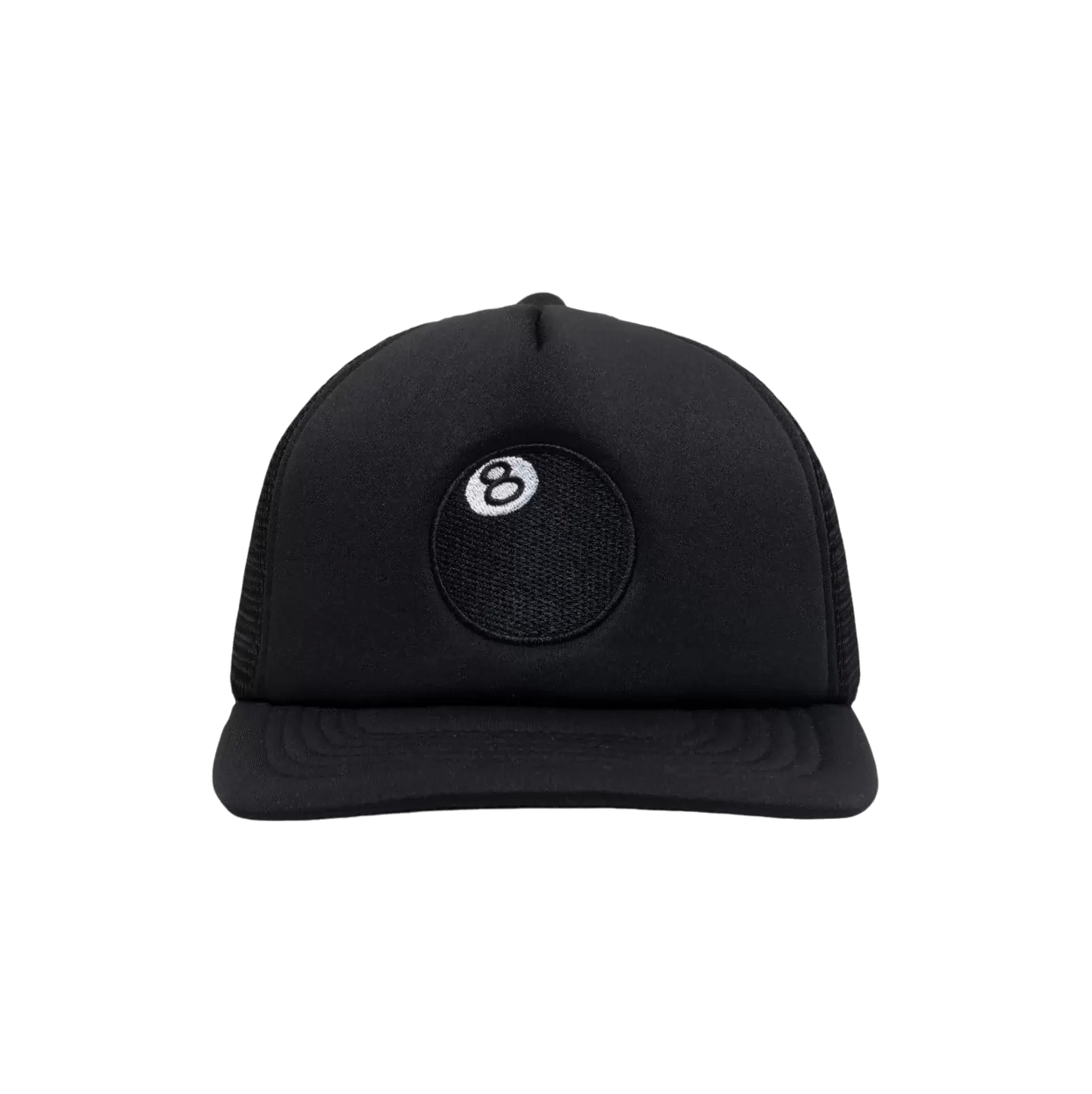 Stussy 8 Ball Trucker Cap - Black