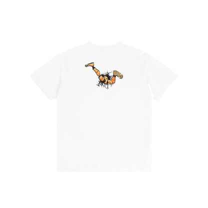 Dime Crashed Tee - White