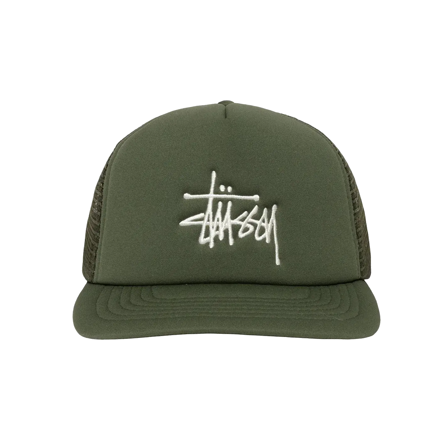 Stussy Big Basic Trucker Cap - Deep Green