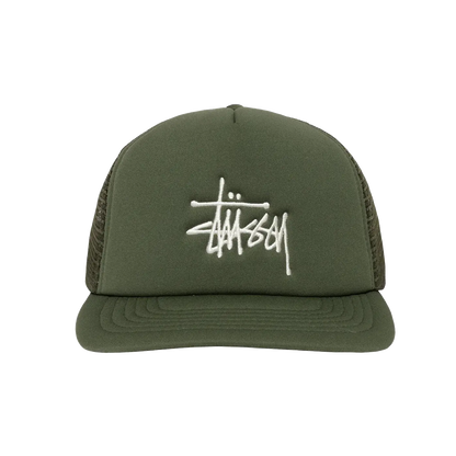 Stussy Big Basic Trucker Cap - Deep Green