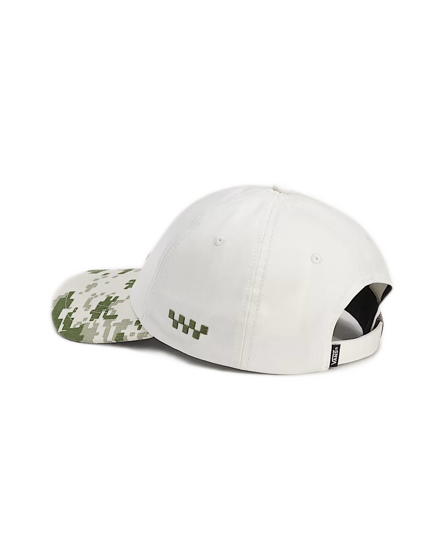 Vans Check Side Jockey Hat - Neutral/Olive Green