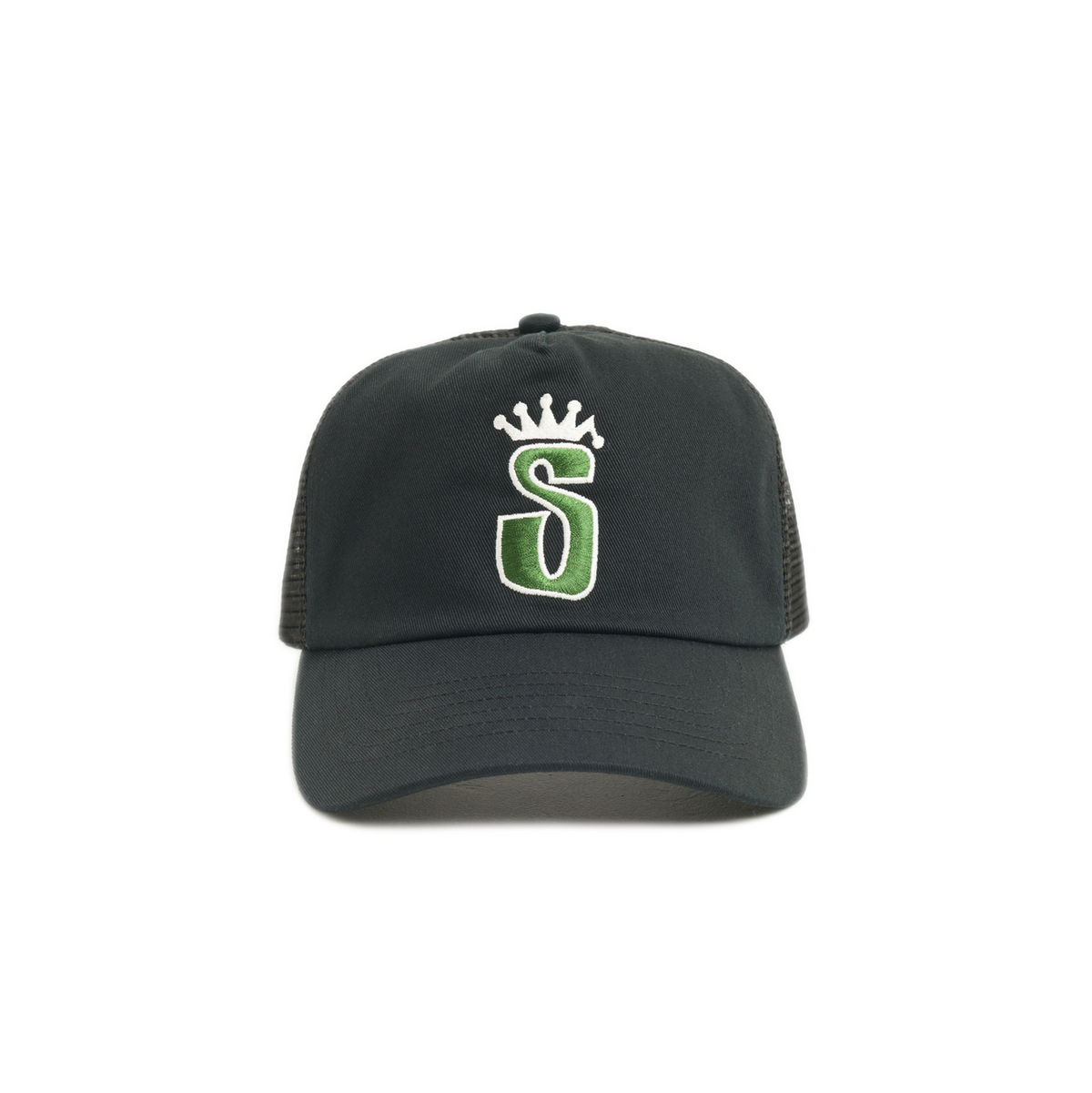 Stussy Trucker S Crown Cap - Black