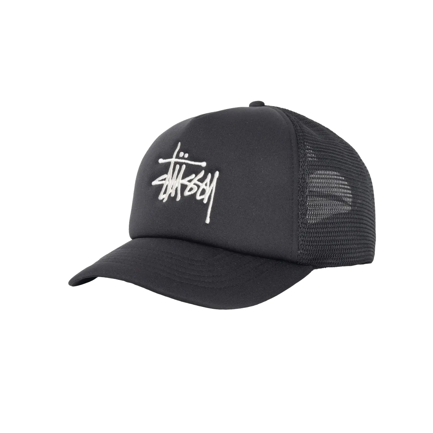 Stussy Big Basic Trucker Cap - Black