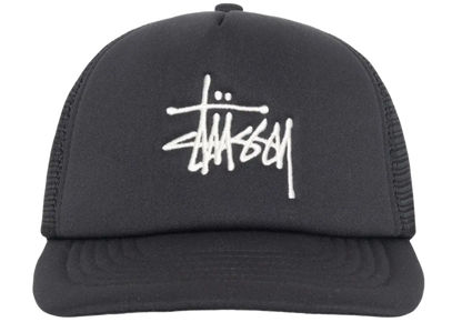 Stussy Big Basic Trucker Cap - Black