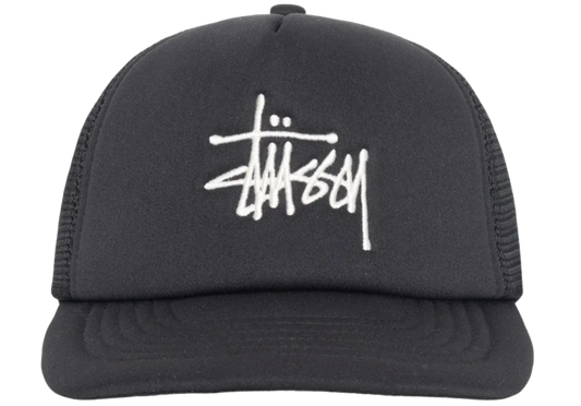 Stussy Big Basic Trucker Cap - Black