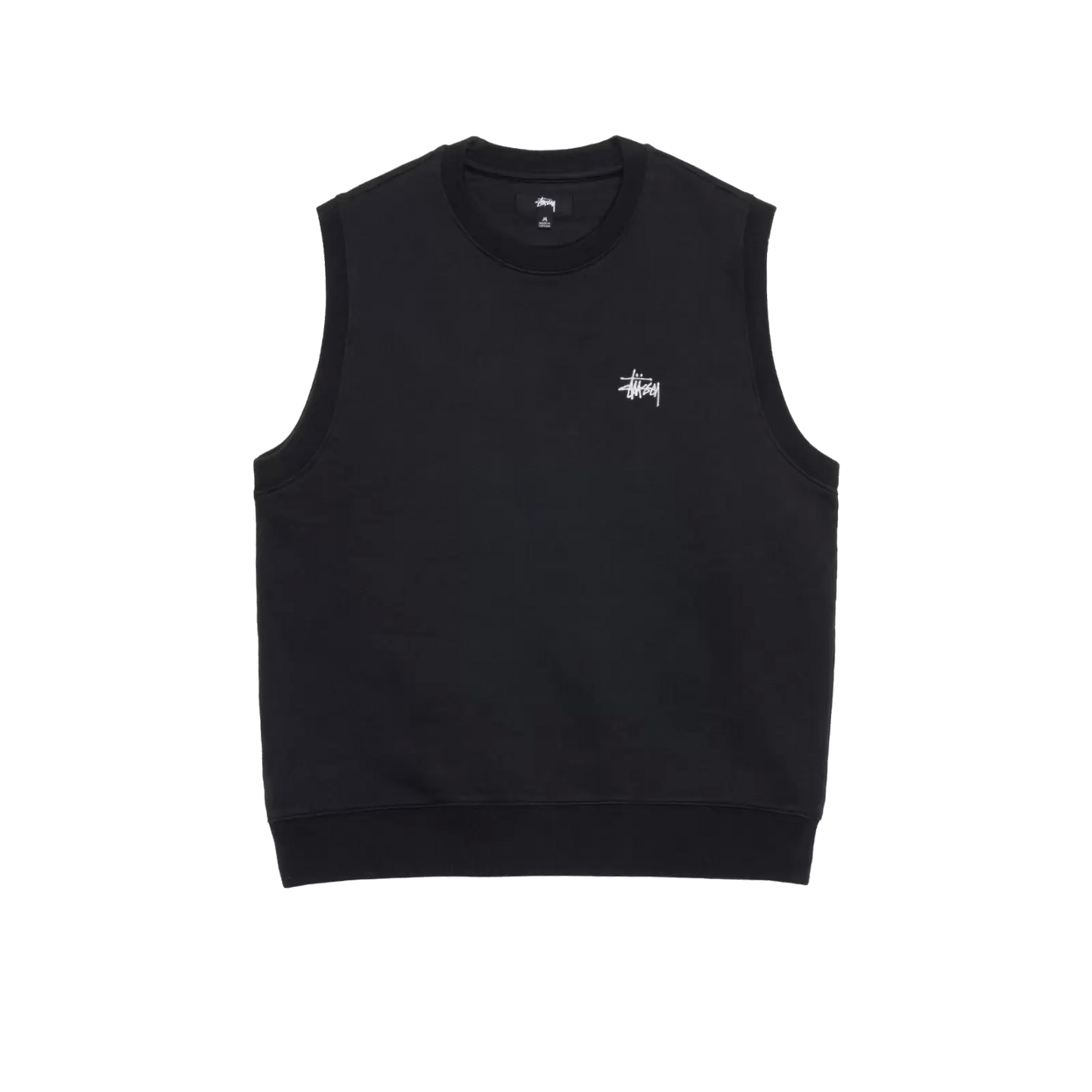 Stussy Stock Fleece Vest - Black