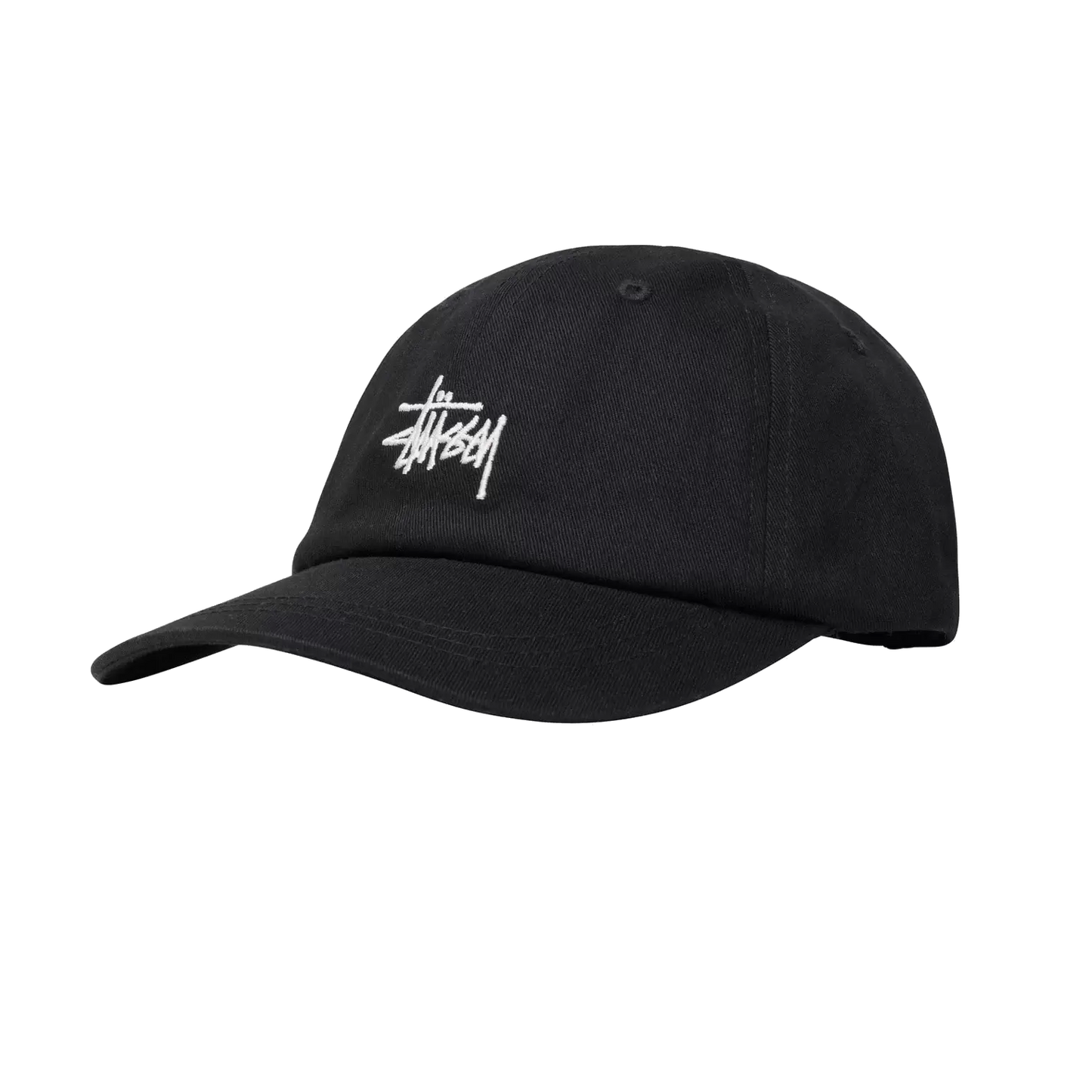 Stussy Basic Stock Low Pro Strapback Cap - Black