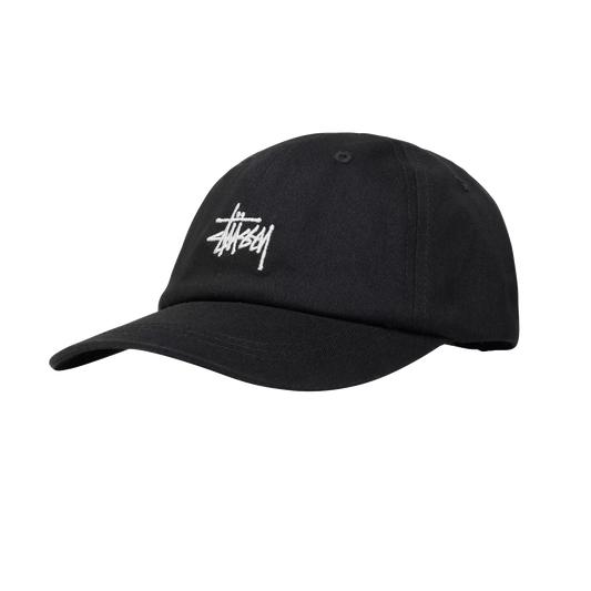 Stussy Basic Stock Low Pro Strapback Cap - Black