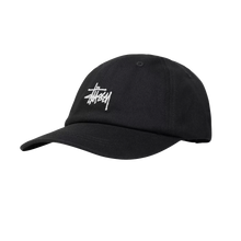 Load image into Gallery viewer, Stussy Basic Stock Low Pro Strapback Cap - Black