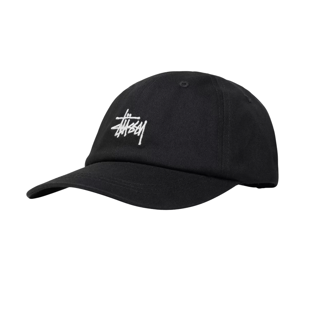 Stussy Basic Stock Low Pro Strapback Cap - Black