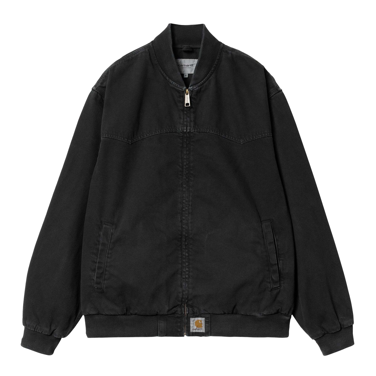 Carhartt WIP OG Santa Fe Bomber - Black Stone Dyed