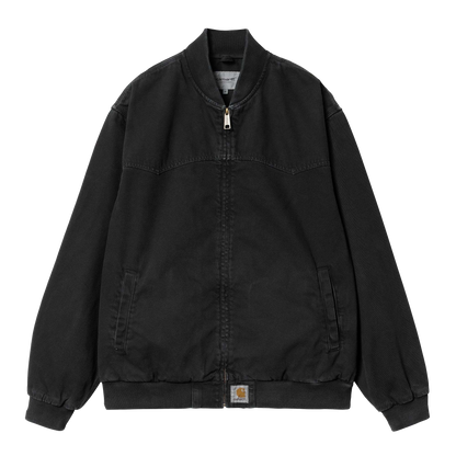 Carhartt WIP OG Santa Fe Bomber - Black Stone Dyed