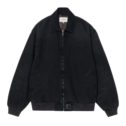 Carhartt WIP OG Santa Fe Jacket - Black/Black Stone Canvas