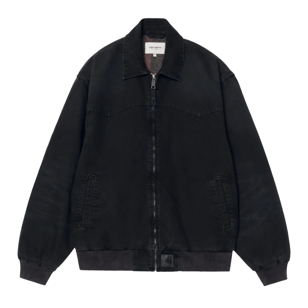 Carhartt WIP OG Santa Fe Jacket - Black/Black Stone Canvas